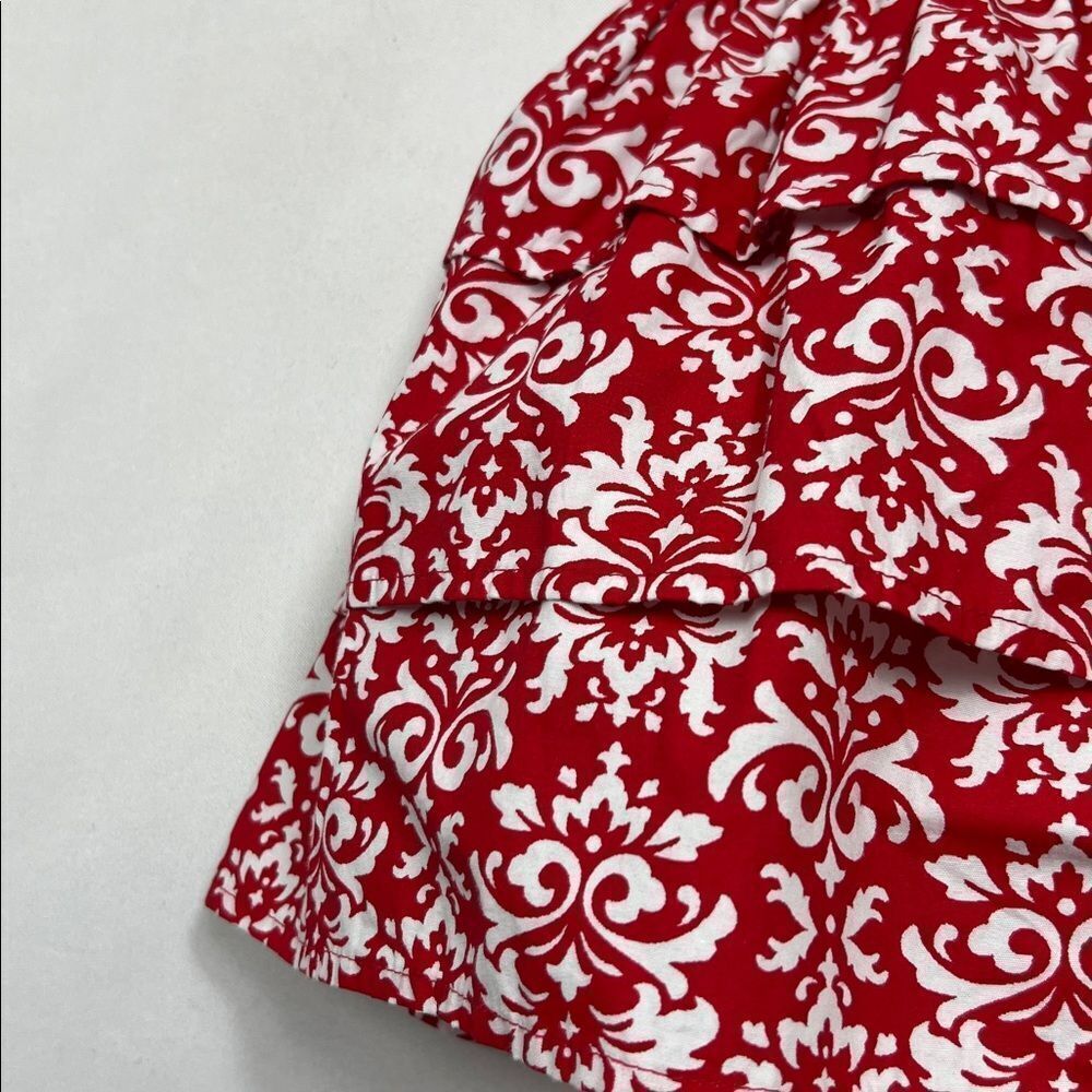 Kelly's Kids red and White Baby Dress with satin sash size 12 months - Picture 6 of 12